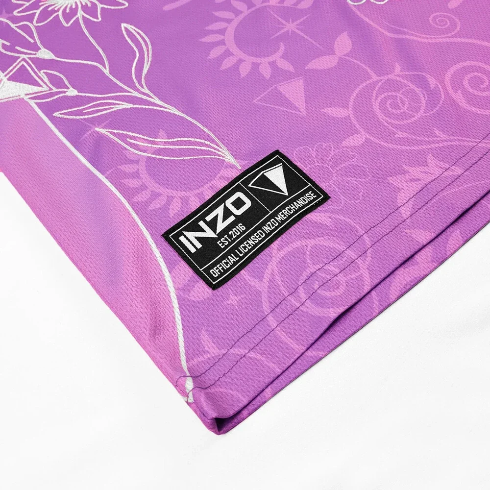 Inzo Floral Void Wake Up Soccer jersey EDM rave Size XXL XXLarge Purple